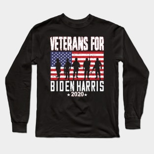 Veterans for biden Harris 2020 Long Sleeve T-Shirt